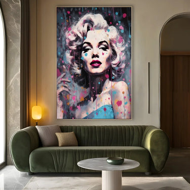 Quadro Stampa su Tela Armonia di tonalità 60x90cm - CupidoDesign
