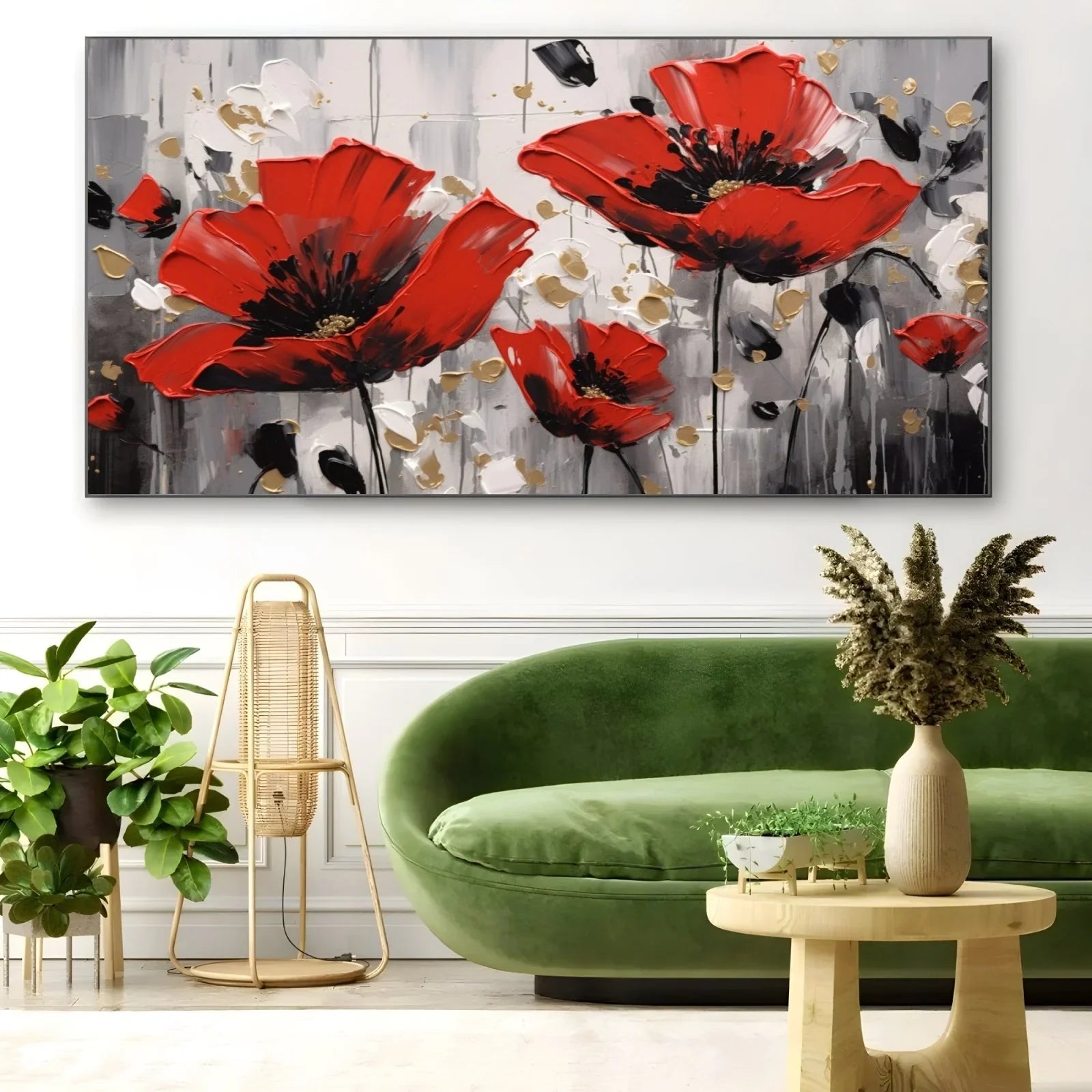 Quadro di Monet Campo di papaveri a Vetheuil riproduzione su tela Quadro di Monet Campo di papaveri a Vetheuil riproduzione su tela