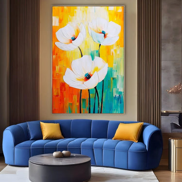 Quadro Stampa su Tela Armonia Floreale - CupidoDesign