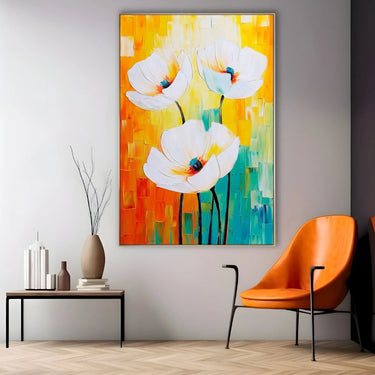 Quadro Stampa su Tela Armonia Floreale - CupidoDesign