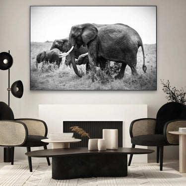 Quadro Stampa su Tela Armonia Grigia - CupidoDesign