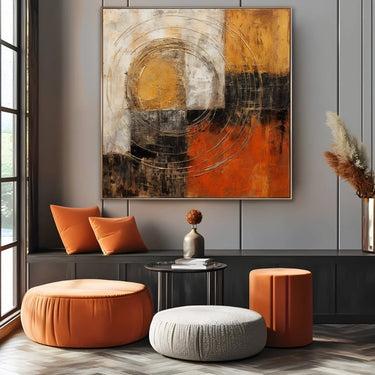 Quadro Stampa su Tela Armonia Rotante - CupidoDesign