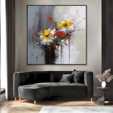 Quadro Stampa su Tela Arrivo della primavera 70x70cm - CupidoDesign