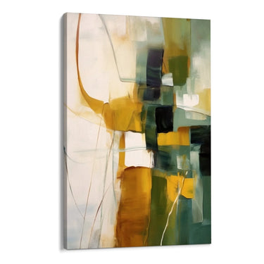 Quadro Stampa su Tela Astrattismo Verde - CupidoDesign