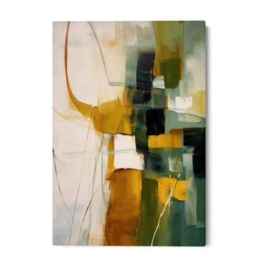 Quadro Stampa su Tela Astrattismo Verde - CupidoDesign