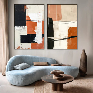 Quadro Stampa su Tela Astratto Sfumato - CupidoDesign