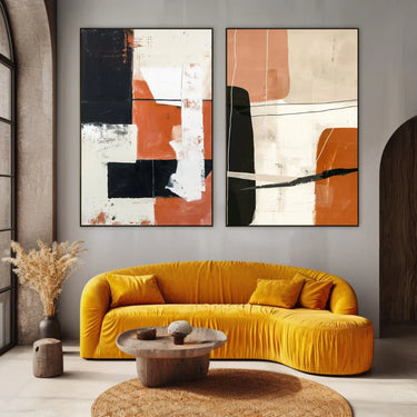 Quadro Stampa su Tela Astratto Sfumato - CupidoDesign