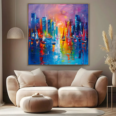 Quadro Stampa su Tela Atmosfera Luminosa - CupidoDesign