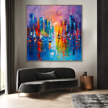 Quadro Stampa su Tela Atmosfera Luminosa - CupidoDesign