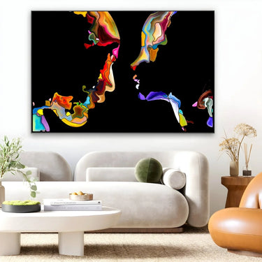 Quadro Stampa su Tela Attimo Colorato - CupidoDesign