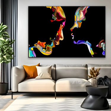 Quadro Stampa su Tela Attimo Colorato - CupidoDesign