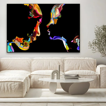 Quadro Stampa su Tela Attimo Colorato - CupidoDesign