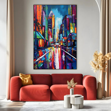 Quadro Stampa su Tela Attimo in Città - CupidoDesign