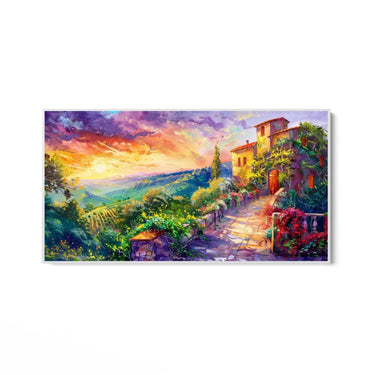 Quadro Stampa su Tela Aurora Siciliana - CupidoDesign
