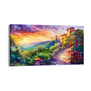 Quadro Stampa su Tela Aurora Siciliana - CupidoDesign