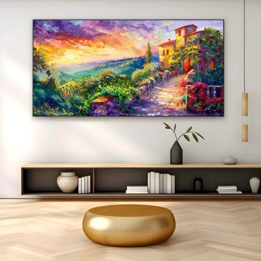 Quadro Stampa su Tela Aurora Siciliana - CupidoDesign