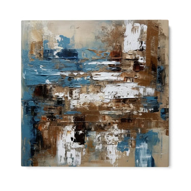Quadro Stampa su Tela Azzurro Astratto - CupidoDesign