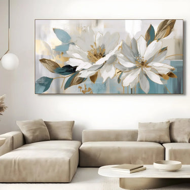 Quadro Stampa su Tela Azzurro Incantato - CupidoDesign