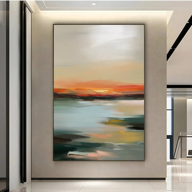 Quadro Stampa su Tela Bagliore Semplice - CupidoDesign