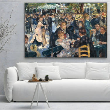 Quadro Stampa su Tela Bal du moulin de la Galette, Pierre-Auguste Renoir - CupidoDesign