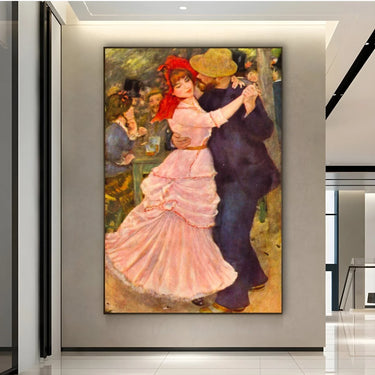 Quadro Stampa su Tela Ballo a Bougival, Pierre-Auguste Renoir - CupidoDesign