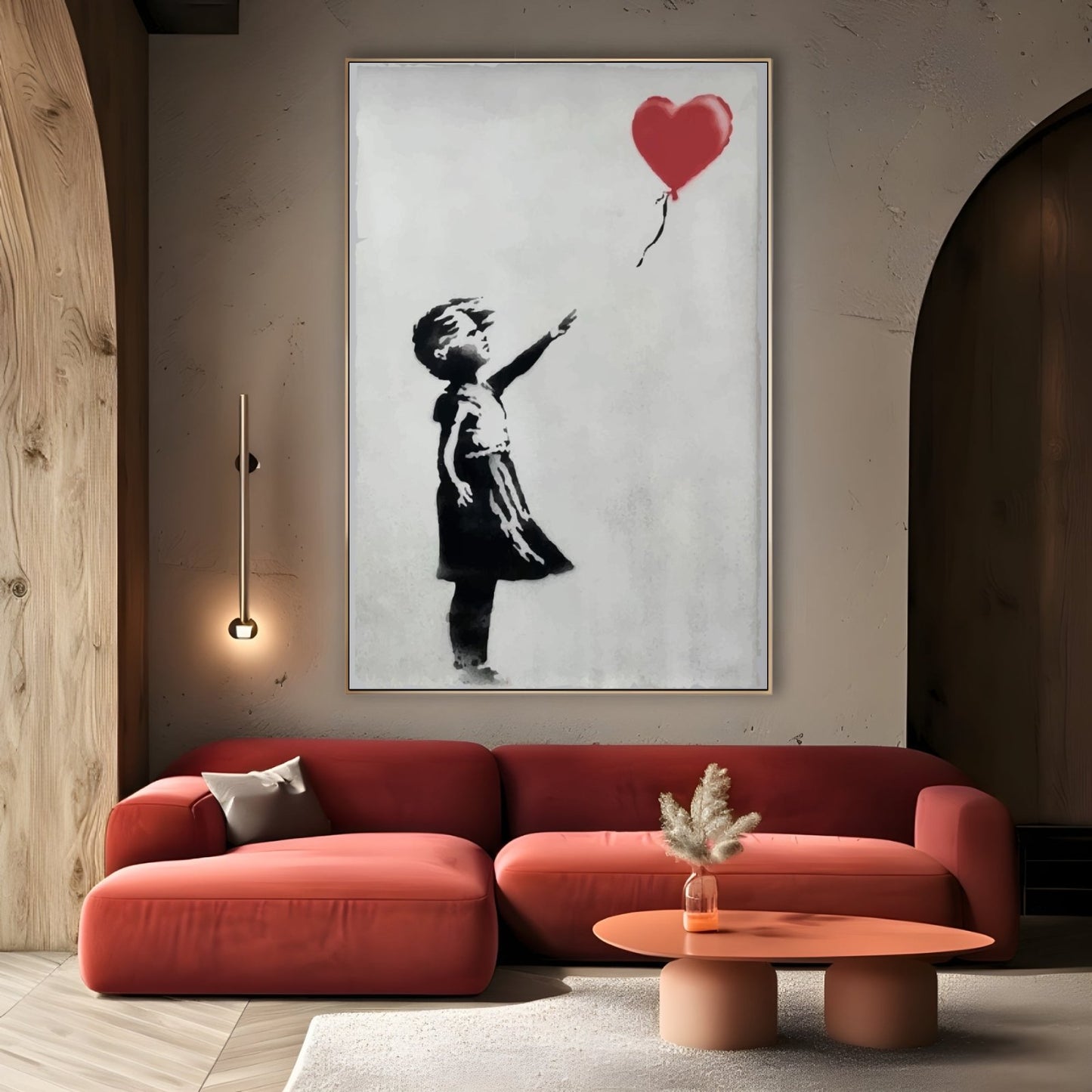 Fata cu balon, Banksy