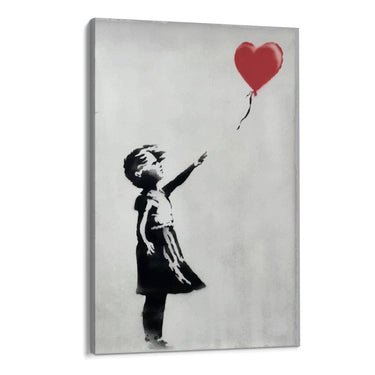 Quadro Stampa su Tela Balloon Girl, Banksy - CupidoDesign