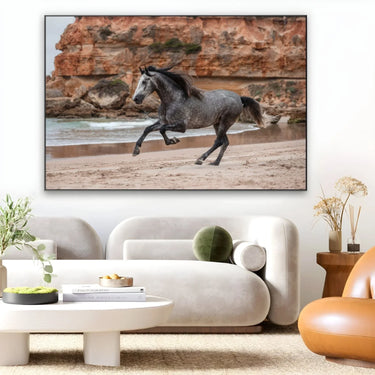 Quadro Stampa su Tela Balzo di Libertà - CupidoDesign