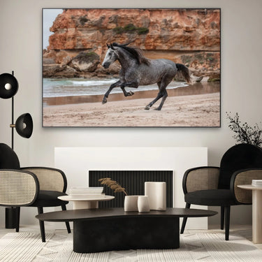 Quadro Stampa su Tela Balzo di Libertà - CupidoDesign