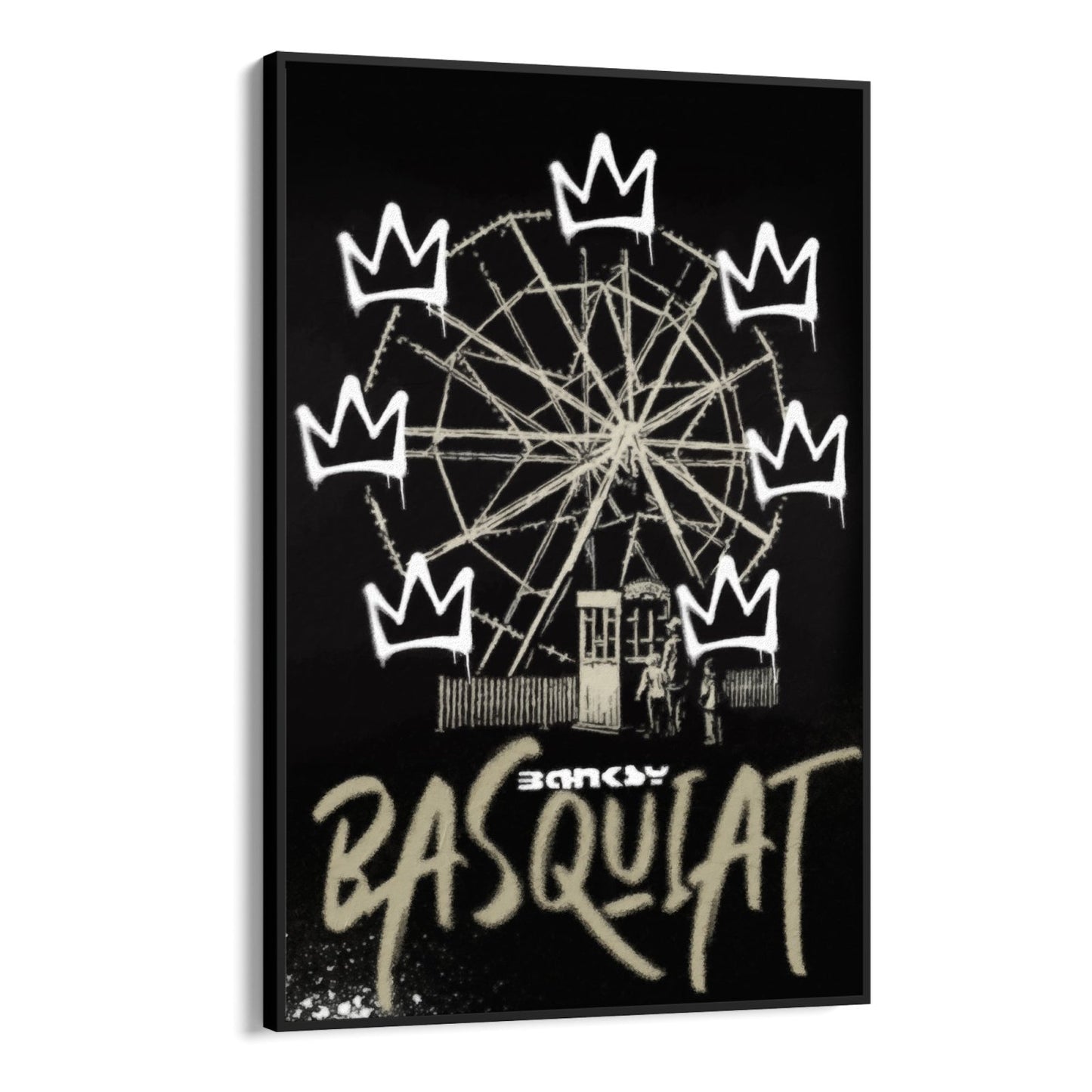 Graffiti Banksy’ego Basquiata