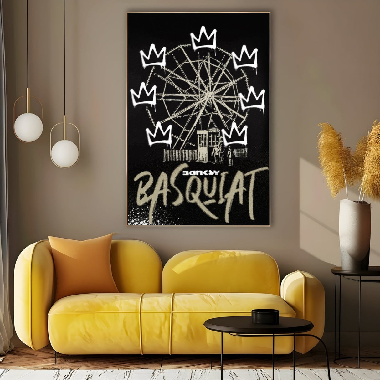 Graffiti Banksy’ego Basquiata