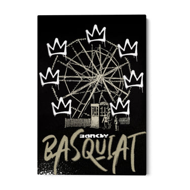 Quadro Stampa su Tela Banksy Basquiat Graffiti - CupidoDesign