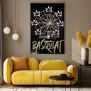 Quadro Stampa su Tela Banksy Basquiat Graffiti - CupidoDesign