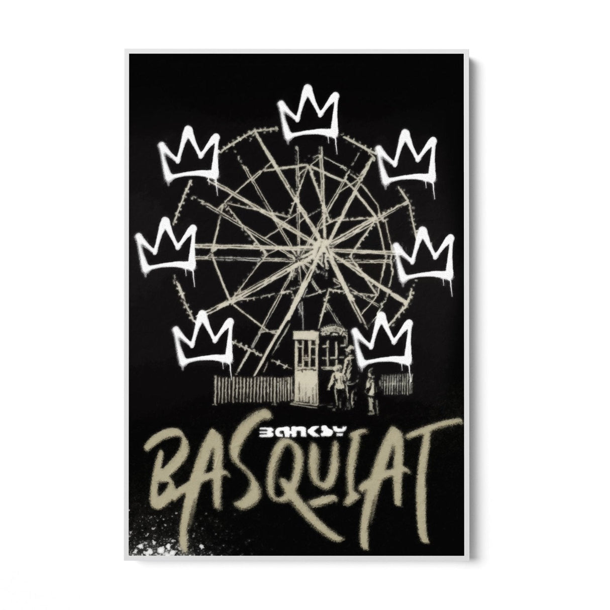 Banksy Basquiat Graffiti - CupidoDesign