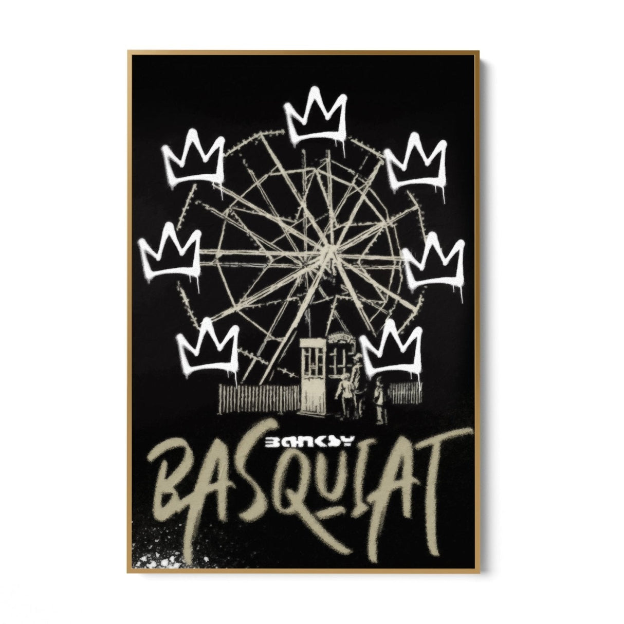 Banksy Basquiat Graffiti - CupidoDesign