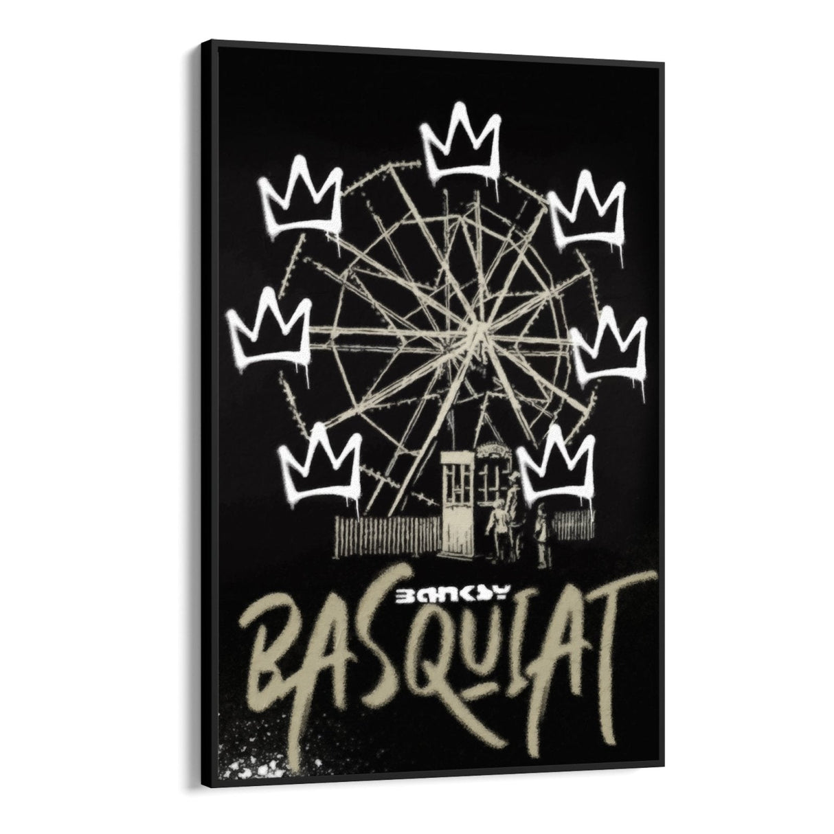 Banksy Basquiat Graffiti - CupidoDesign