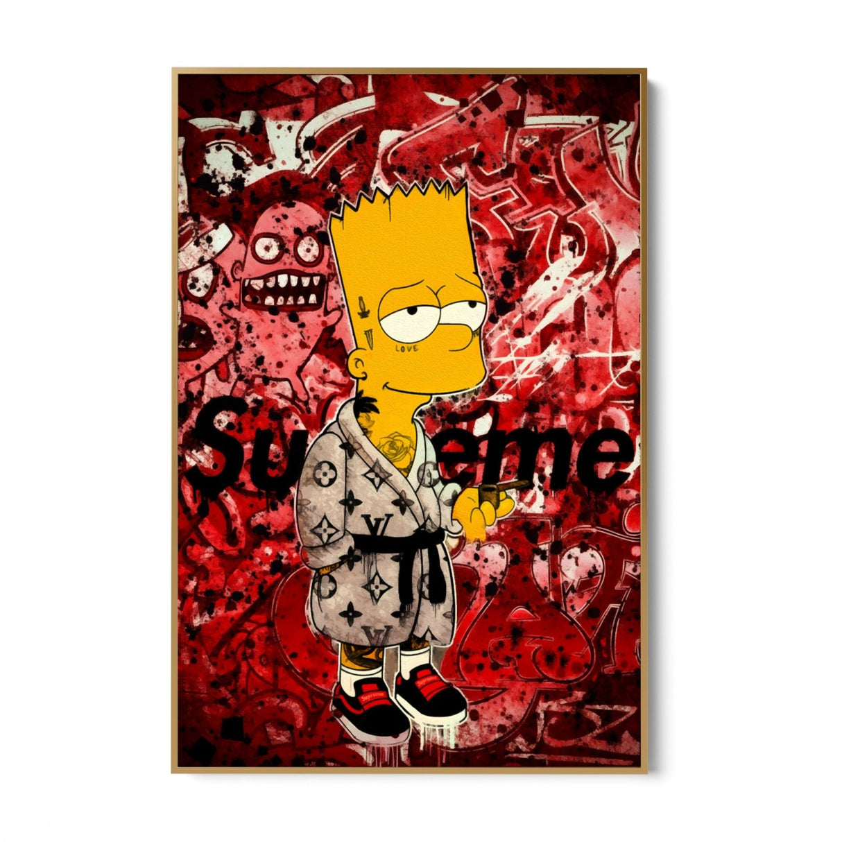 Graffitis de Bart