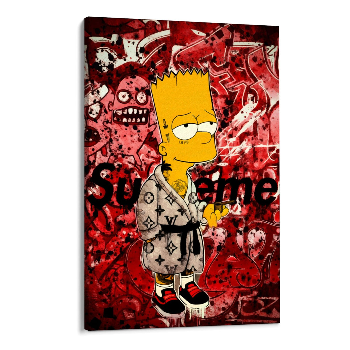 Graffitis de Bart