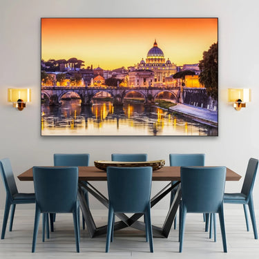 Quadro Stampa su Tela Basilica di San Pietro, Roma - CupidoDesign