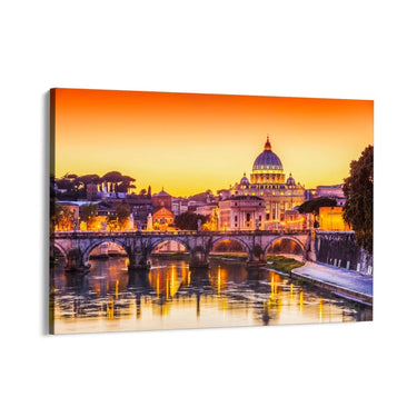Quadro Stampa su Tela Basilica di San Pietro, Roma - CupidoDesign