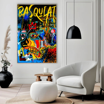 Art mural sur toile Basquiat