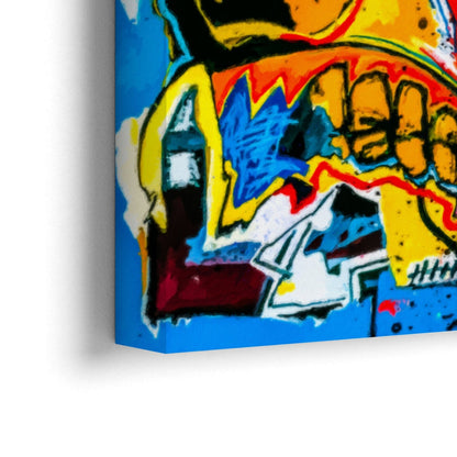 „Basquiat“ drobės sienos menas