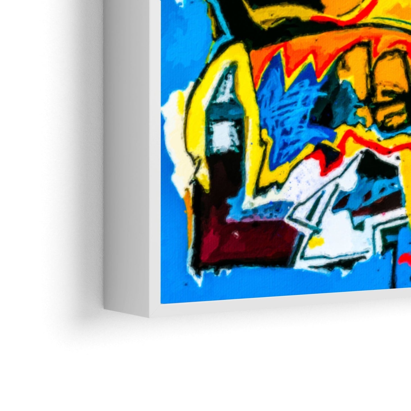 Artă de perete din pânză Basquiat