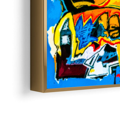 Basquiat canvas kunst aan de muur