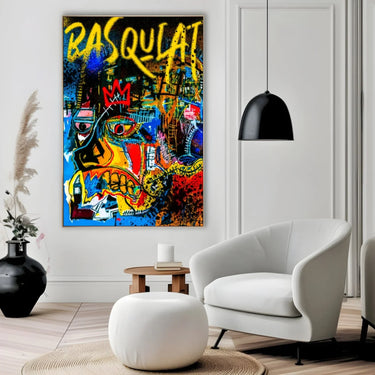 Quadro Stampa su Tela Basquiat Canvas Wall Art - CupidoDesign