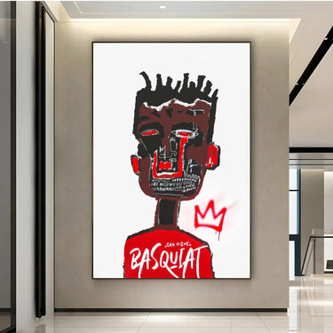Quadro Stampa su Tela Basquiat Sketch - CupidoDesign