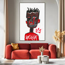 Quadro Stampa su Tela Basquiat Sketch - CupidoDesign