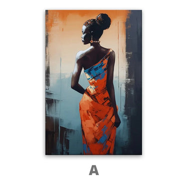 Quadro Stampa su Tela Bellezza africana - CupidoDesign