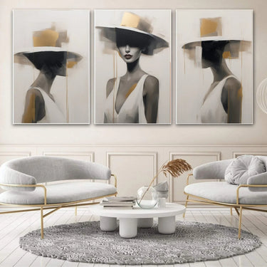 Quadro Stampa su Tela Bellezza silenziosa - CupidoDesign