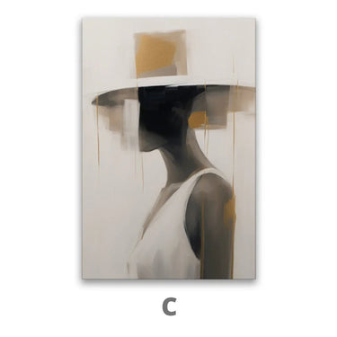 Quadro Stampa su Tela Bellezza silenziosa - CupidoDesign